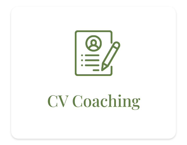 CV Coaching, bespoke.