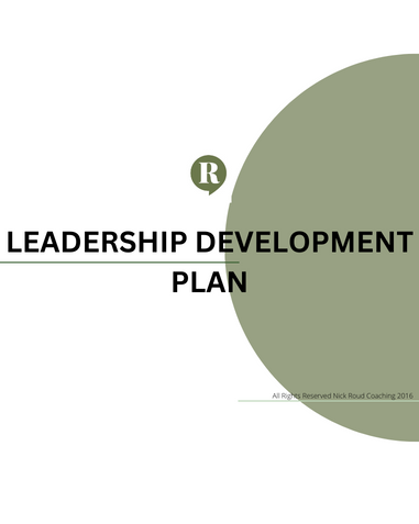 Leadership Development Plan