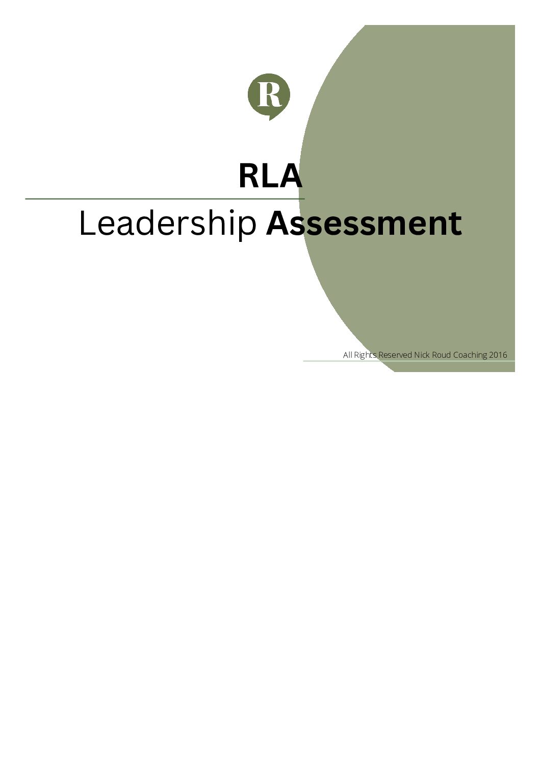 Leadership Assessments & Development Tools